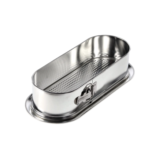 Rechthoekige taartvorm met uitneembare bodem 34 × 12 cm