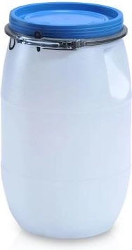 Kunststof vat 220 l met klemdeksel
