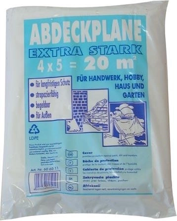 Afdekfolie 4 × 5 m, 40 µm – sterk