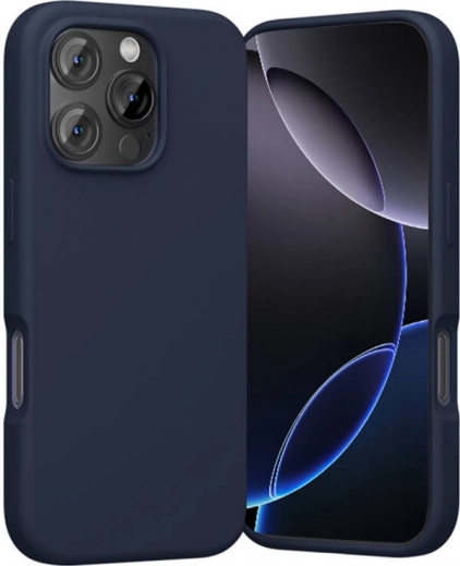 Vention siliconen hoesje voor iPhone 16 Pro met MagSafe – blauw