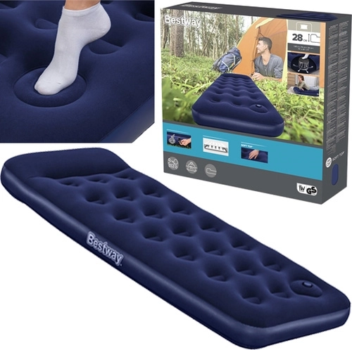 Opblaasbaar matras voor 1 persoon BESTWAY Air Mattress Jr. Twin 185 × 76 × 28 cm met voetpomp