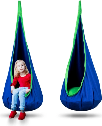 Hangende cocon voor kinderen NEO‑SPORT blauw