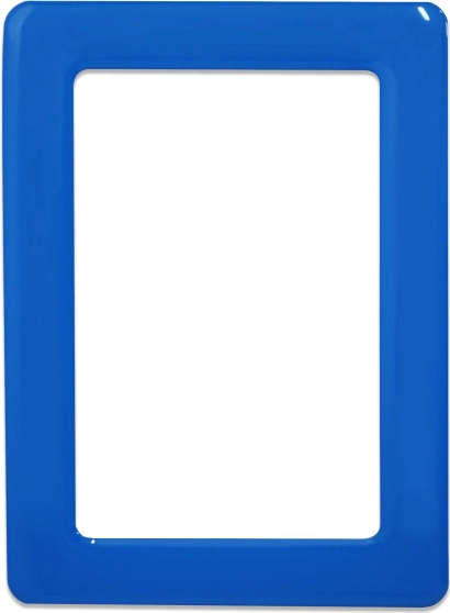 Magnetisch zelfklevend frame blauw 13,0 × 8,1 cm