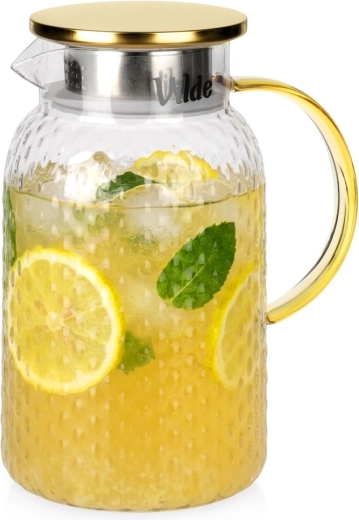 Glazen kan met deksel 1,5 l Vilde