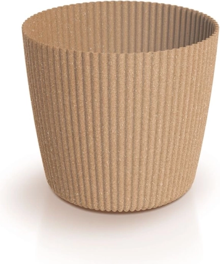 Bloempot Milly Round Eco Wood 34,2 cm naturo
