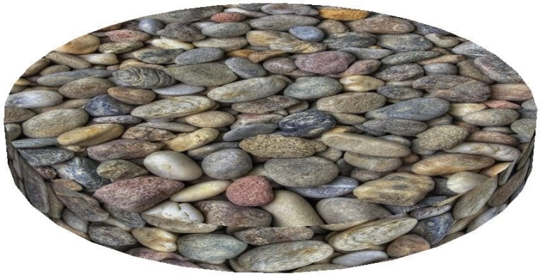 Rond zitkussen voor tuinstoel 40 cm KAMYKI van Bertoni