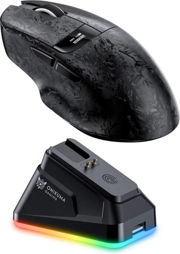 Draadloze gamingmuis ONIKUMA DM08 zwart