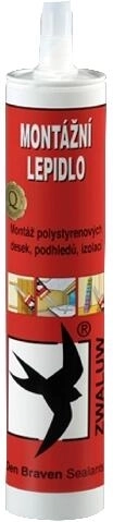 Montagelijm zonder oplosmiddelen 310 ml DEN BRAVEN
