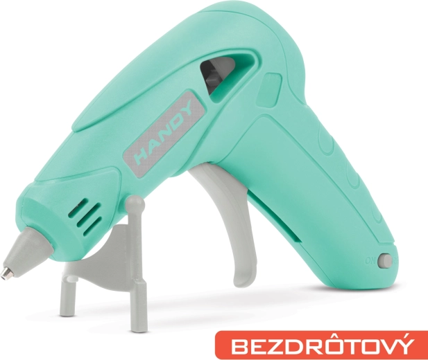 Draadloos lijmpistool met accu, USB-C, 10 W, roze