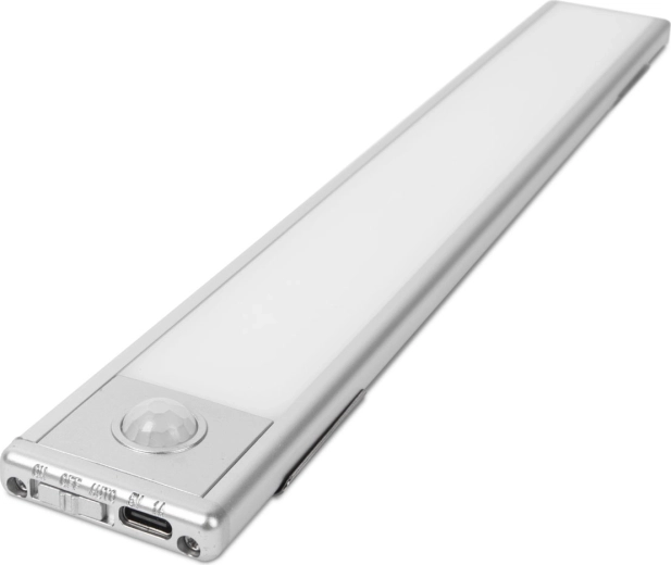 LED-kastverlichting met bewegingssensor en accu, 30 cm