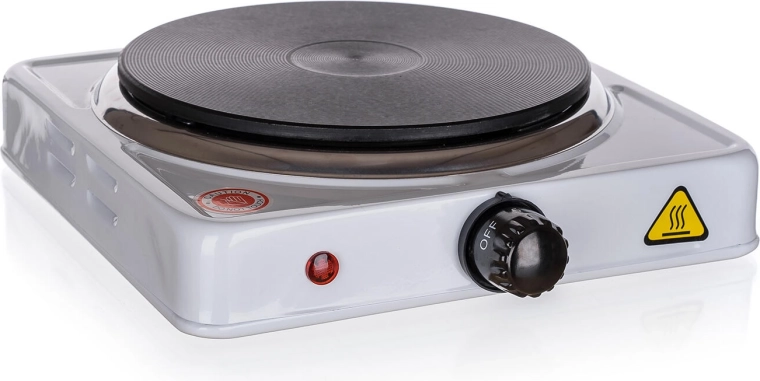 Elektrische kookplaat met één kookzone AHP-B07 1500 W wit