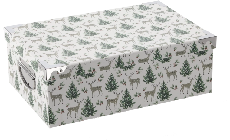 Kerstcadeaudoos met beslag 44 × 31 × 15 cm