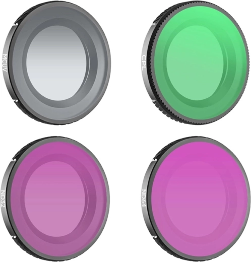 Sunnylife set met MCUV-, CPL-, ND32- en ND64-filters voor DJI Osmo Nano (4 stuks)