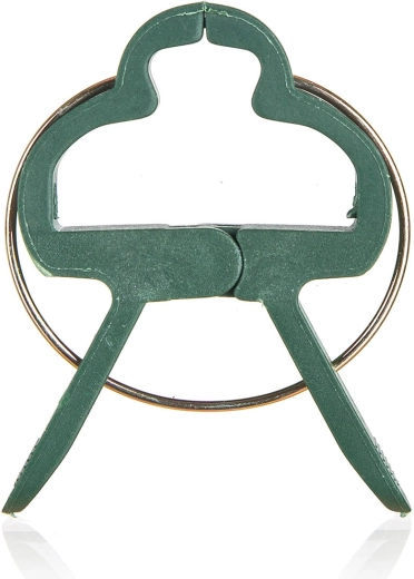 Clips voor het aanbinden van planten 6 × 4,5 cm, plastic, 15 stuks