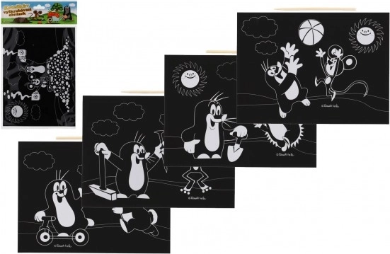 Krasplaatje Mol en vrienden