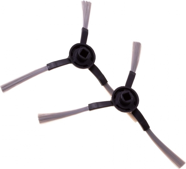 Zijborstel voor Xiaomi Mi Robot Vacuum Mop Pro robotstofzuiger (2 stuks per verpakking) – zwart