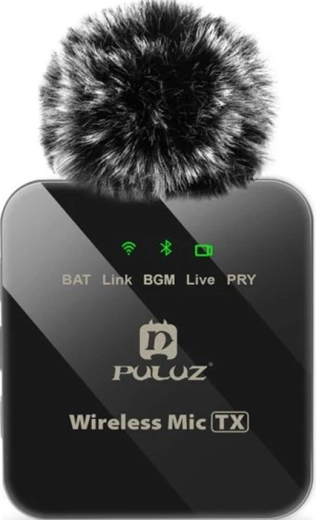 Puluz draadloze lavaliermicrofoon met USB-C-ontvanger - 1 stuk