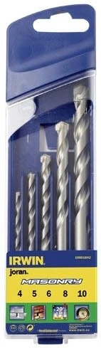 IRWIN Masonry boorenset voor metselwerk 4–10 mm, 5 stuks