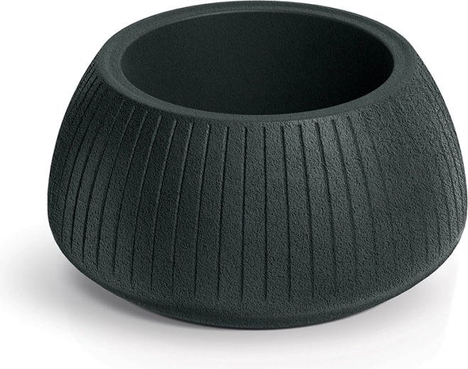 Bloempot Coro Bowl 40 cm donkergrijs