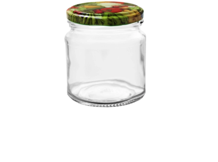 Set van 12 potten 212 ml met Twist-Off deksels 66 mm