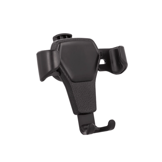 Setty zwaartekrachttelefoonhouder voor in de auto voor ventilatierooster, zwart