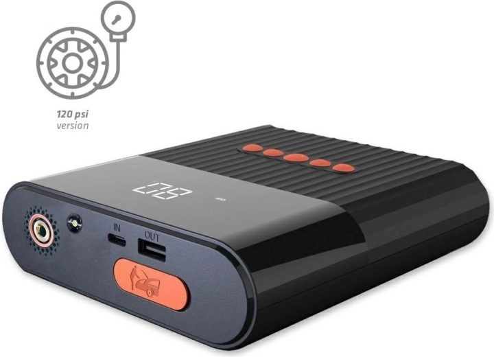 4smarts PitStop+ jumpstarter met powerbank, compressor en LED-zaklamp