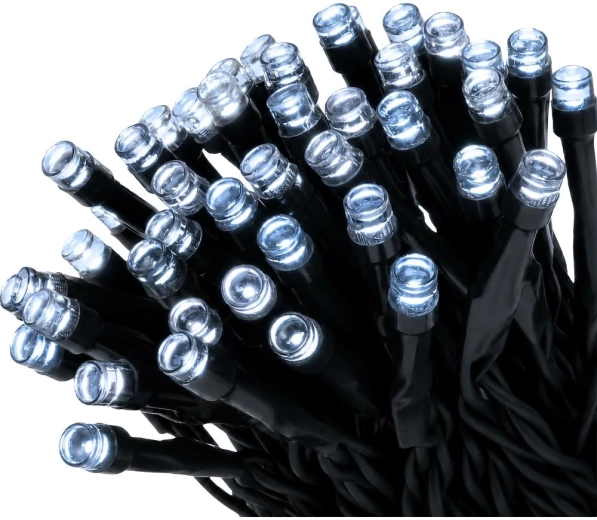 Retlux kerstverlichtingssnoer met 300 LED's en koud wit licht