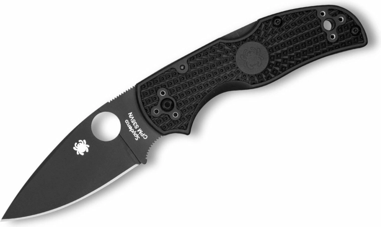 Zakmes Spyderco Native 5 Black, zwart FRN, 8 cm