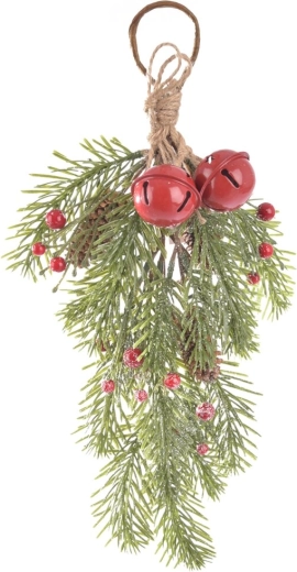 Decoratief hangtakje BELL met belletjes 37 cm