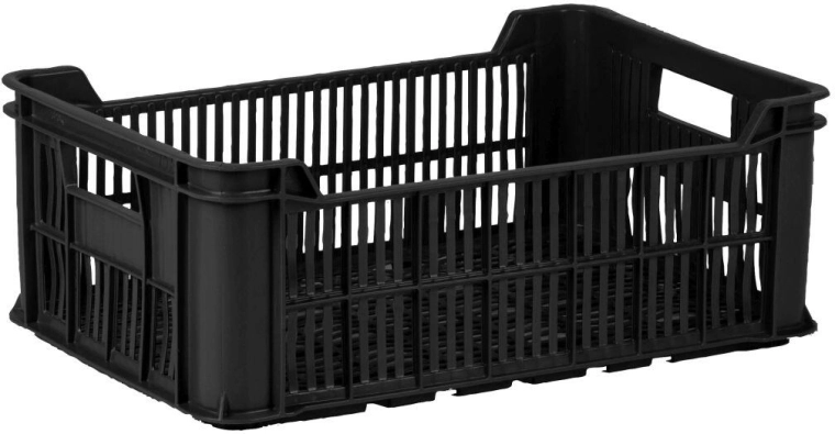 Manipulatiekrat van kunststof 15 kg middelgroot