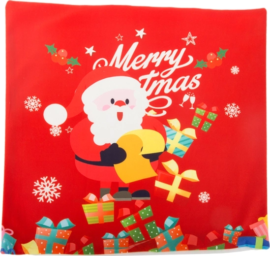 Kerst kussenhoes 45 × 45 met SANTA CLAUS-motief
