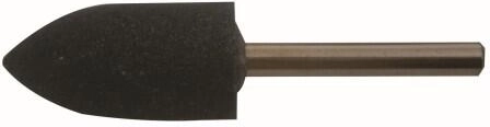 Ogviaal slijpsteen 20 × 40 mm met schacht 6 mm, korrel 40