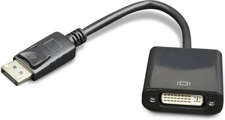 Adapter DisplayPort (M) naar DVI (F) zwart