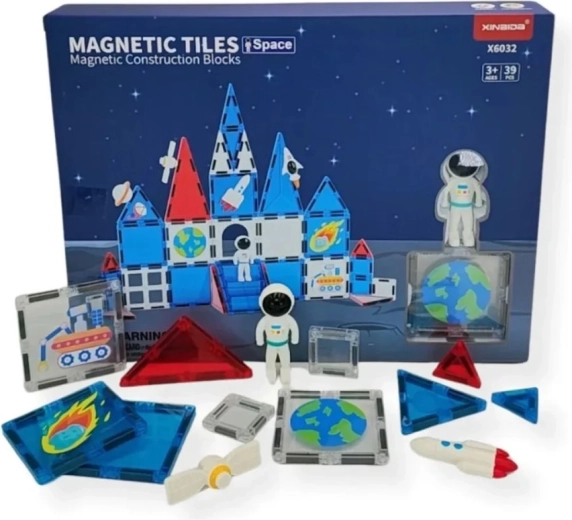 Magnetische bouwset Xinbida met ruimtethema