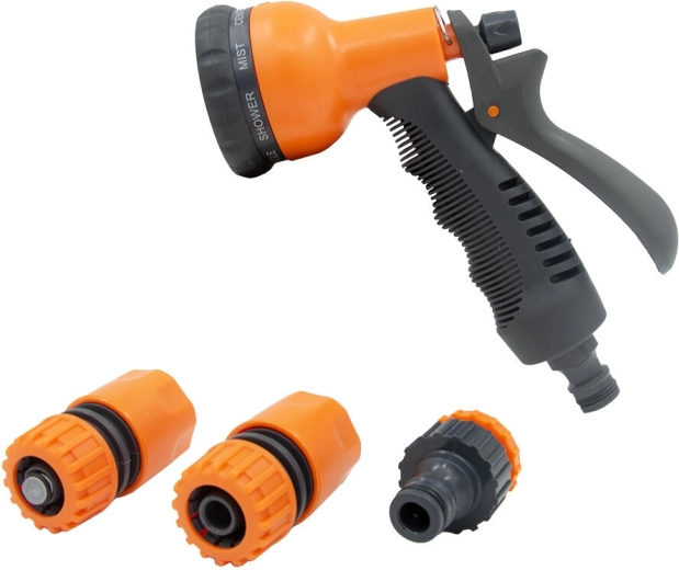 Tuin sproeipistool met 8 functies AQUA + accessoires