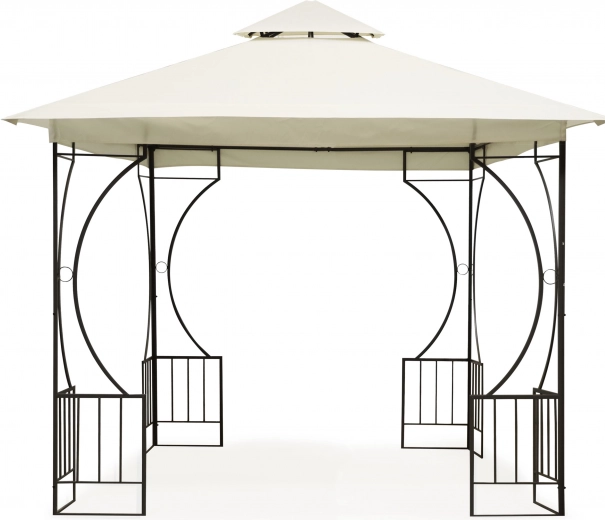 Tuinpaviljoen 3×3 m met zijwanden en muggennet MultiGarden