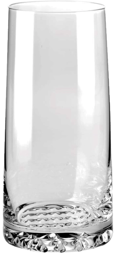 Hoge glazen Krosno Fjord 350 ml, set van 6 stuks