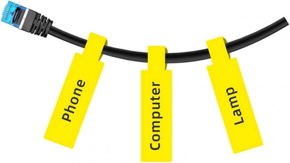 Thermische labels Niimbot 12,5 × 74+35, 65 st. – geel