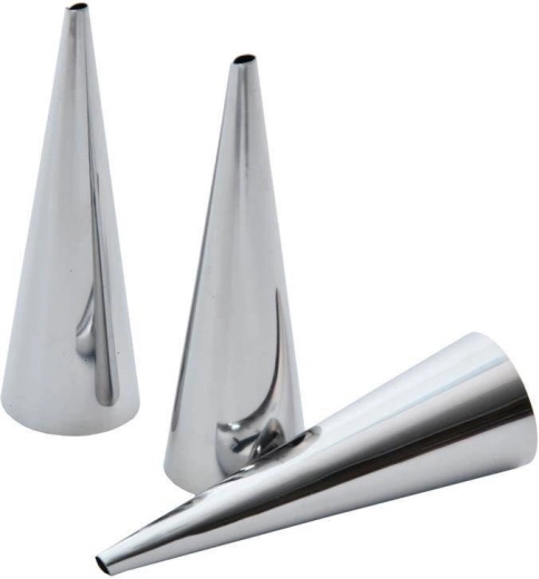 Set stalen vormen voor hoorntjes, 3 stuks