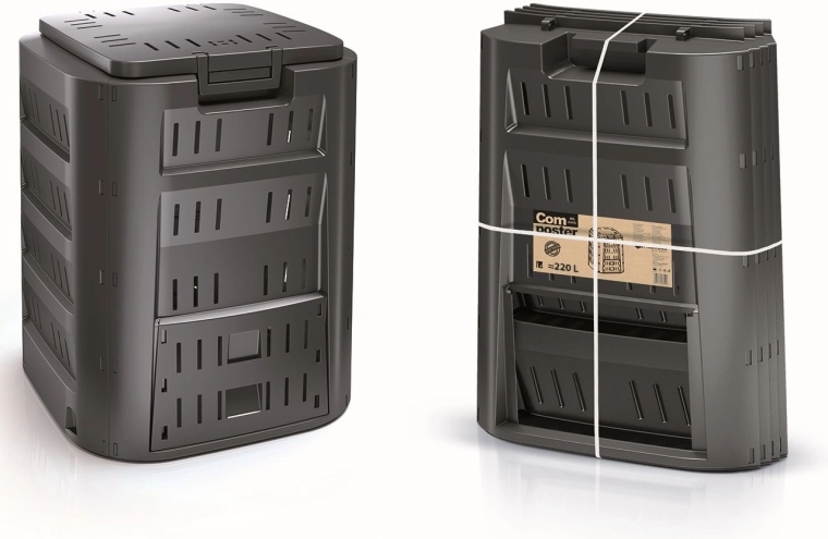 Composter Compogreen 320 l zwart