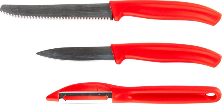 Set keukenmessen met dunschiller Provence Exclusive, 3 stuks