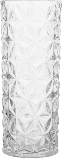 Glazen kaarsenhouder paars 8,5 × 8,5 × 9 cm