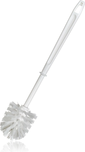 WC-borstel kunststof wit 8 × 36 cm