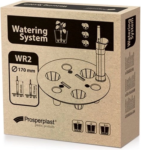 Bewateringssysteem voor ronde bloempotten ROUND WR2 met peilindicator