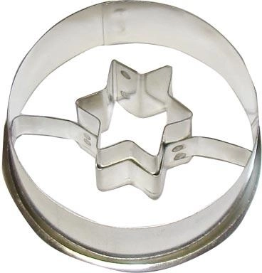 Koekjesuitsteker rondje met sterretje