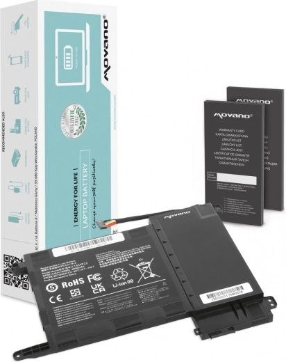 Movano-accu voor Lenovo IdeaPad Y700-15ISK (Y700) 4050 mAh / 60 Wh