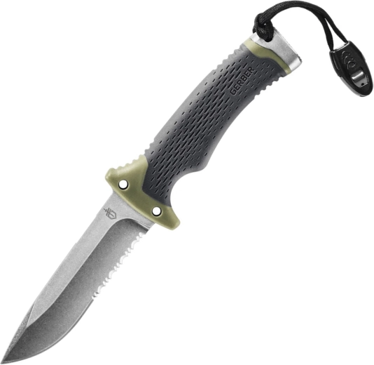 Gerber Ultimate Survival outdoor mes 8,3 cm groen-zwart