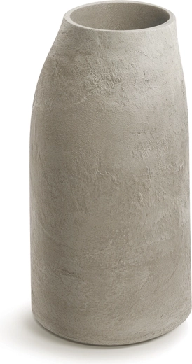 Zandkleurige bloempot Epocco met dubbele bodem 38 cm