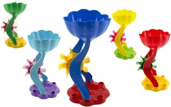 Zandmolen 31 cm, assortiment 3 kleuren in net, 12m+