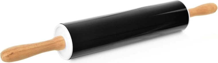 Keuken deegroller met antiaanbak metalen rol 46 cm